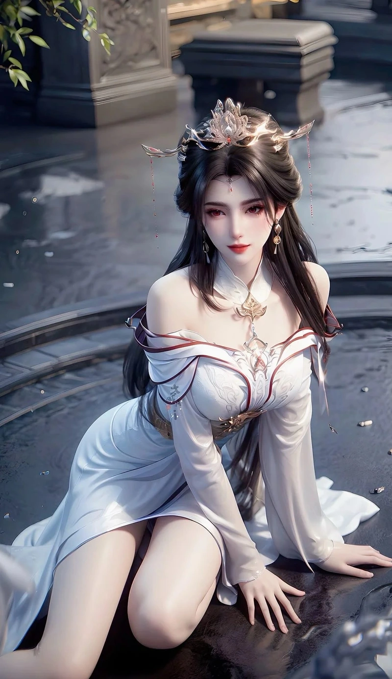 Hình ảnh Diêu Tích Tuyết với visual cổ trang lạnh lùng