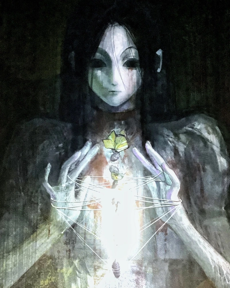 Hình anime kinh dị mang phong cách siêu nhiên bí ẩn