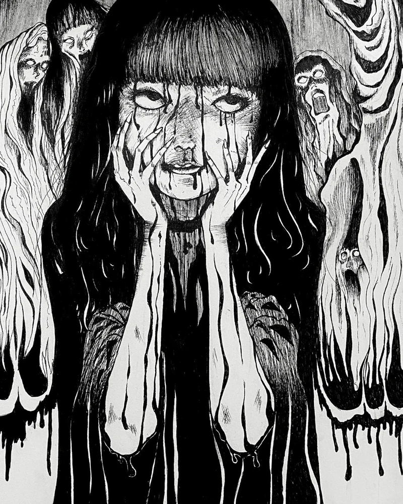Nhân vật anime kinh dị với vẻ ngoài bí ẩn rùng rợn