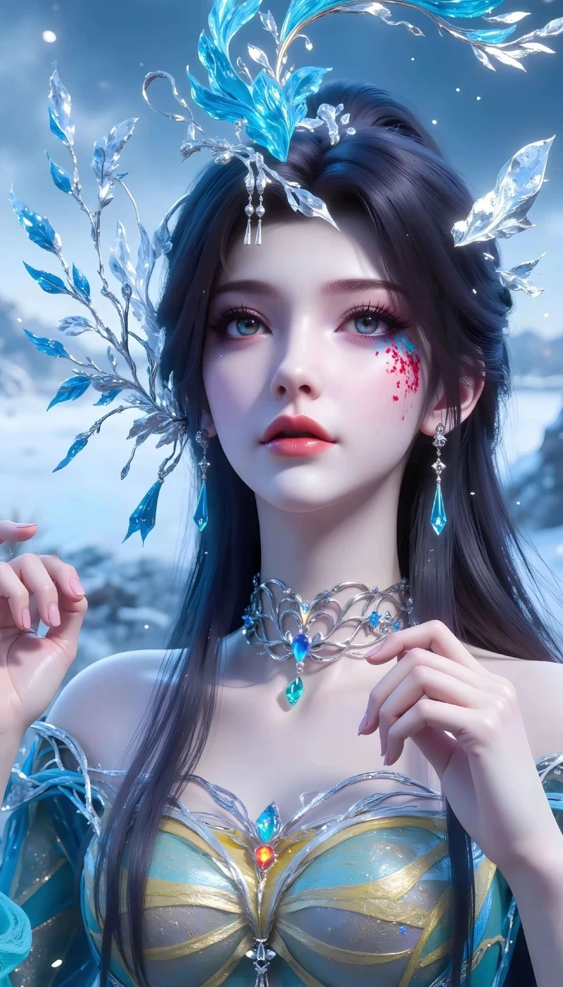 Vân Vọng Thư ảnh anime với tạo hình cực kỳ cuốn hút