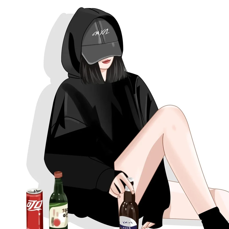 ấn tượng ảnh anime che mặt nghệ thuật