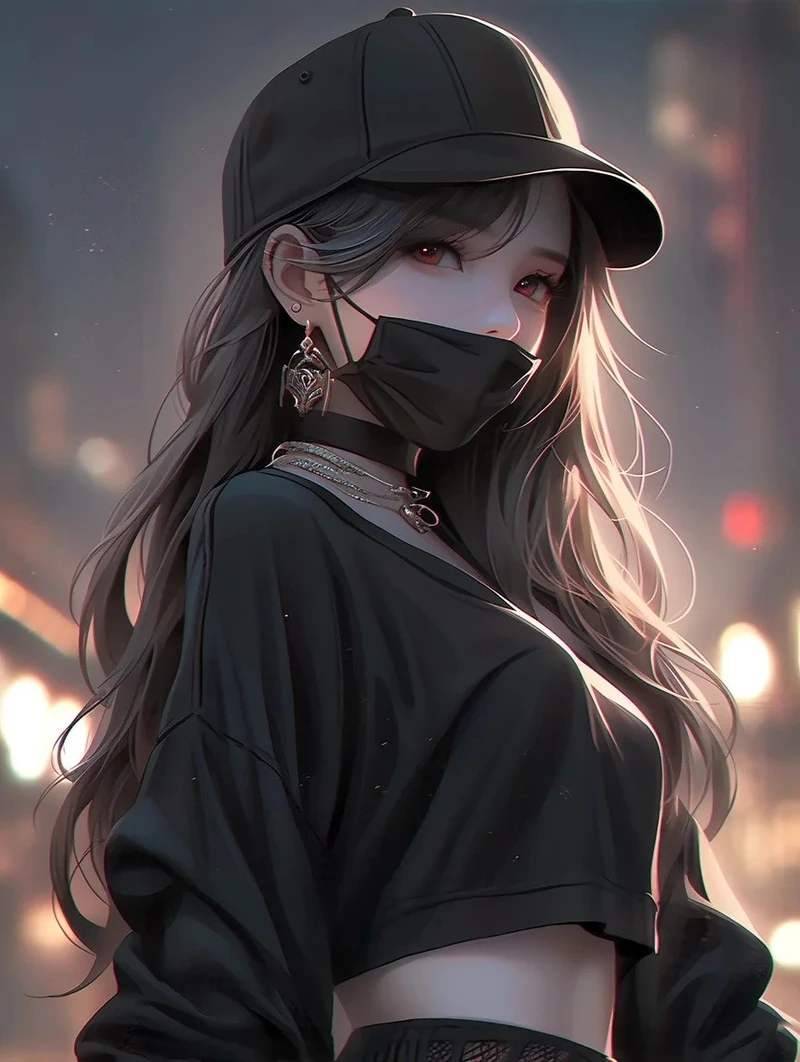 ảnh anime che mặt phong cách Nhật Bản