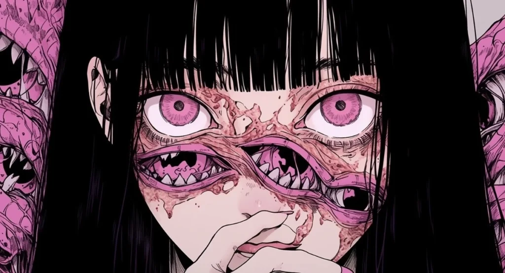 ảnh anime kinh dị thumbnail