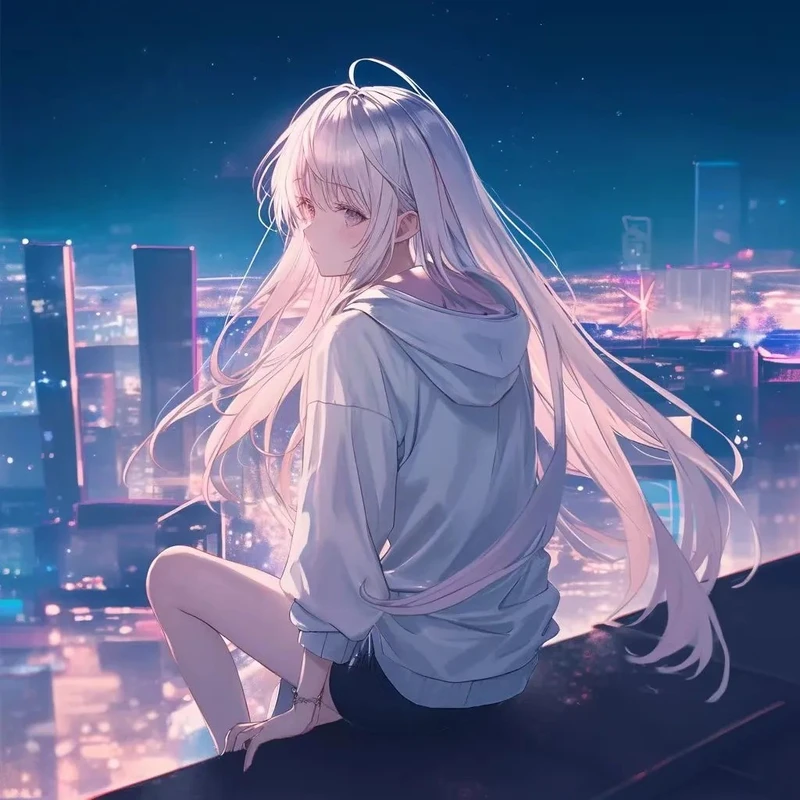 ảnh anime nữ buồn dưới cơn mưa mùa đông