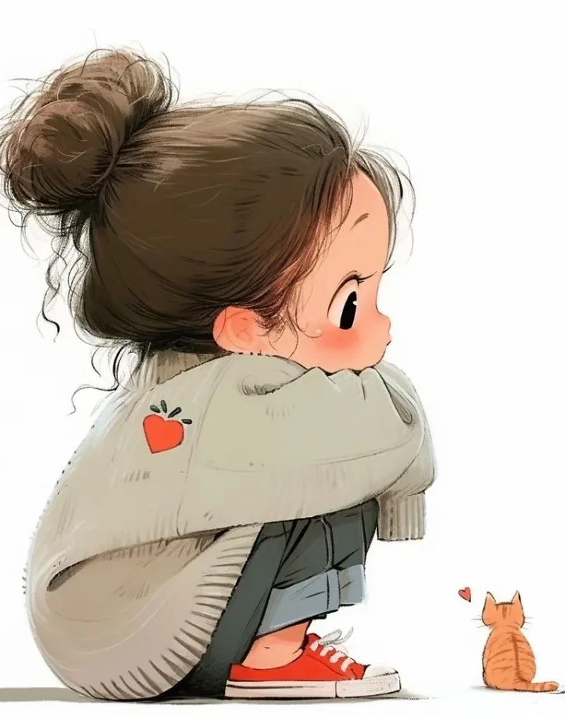 ảnh anime nữ buồn với ánh mắt xa xăm
