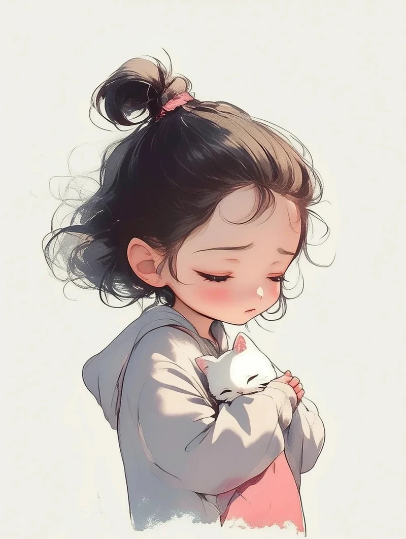 ảnh anime nữ buồn với đôi mắt đỏ hoe