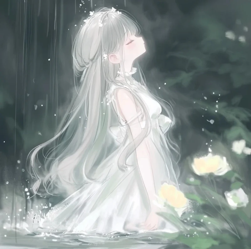 ảnh mưa buồn anime cho người thất tình