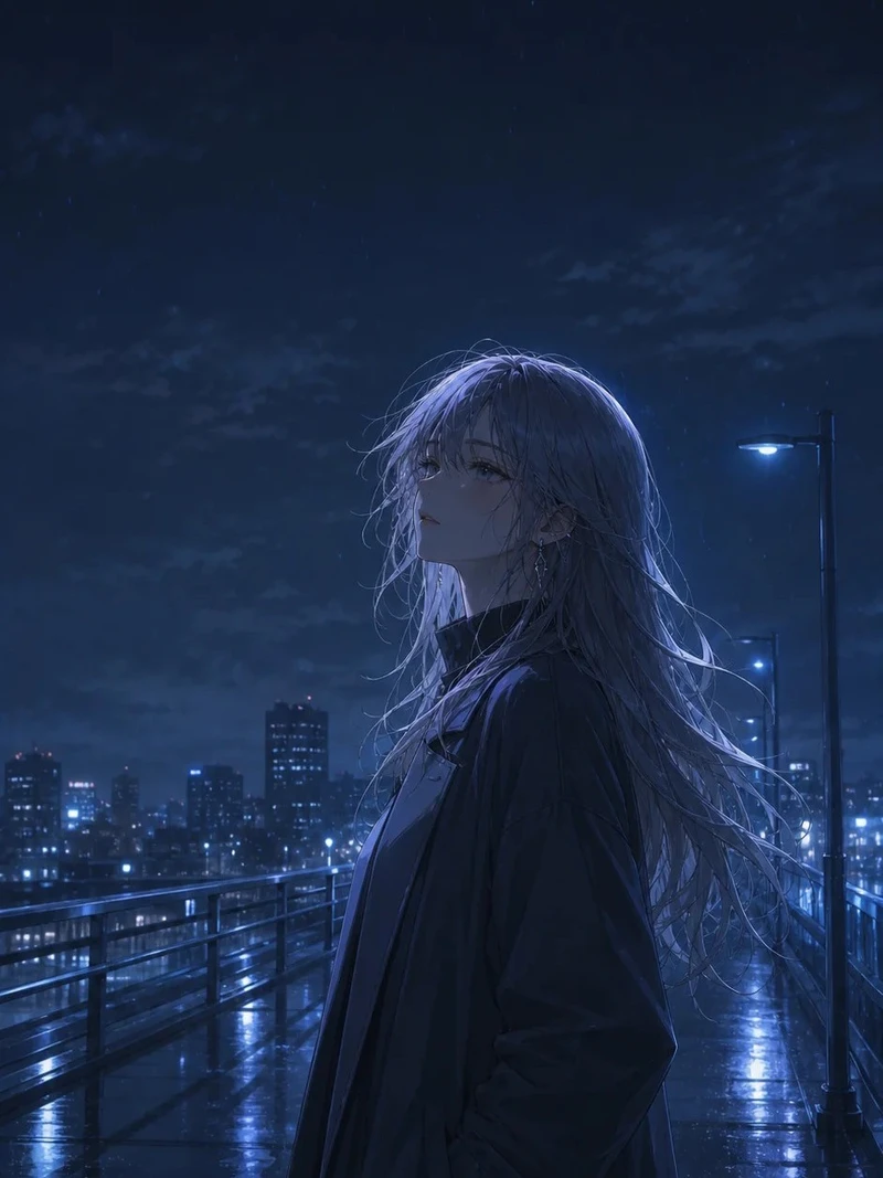 ảnh mưa buồn anime đầy cảm xúc