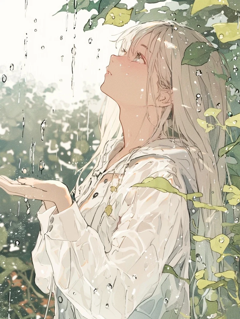 ảnh mưa buồn anime đẹp nhất