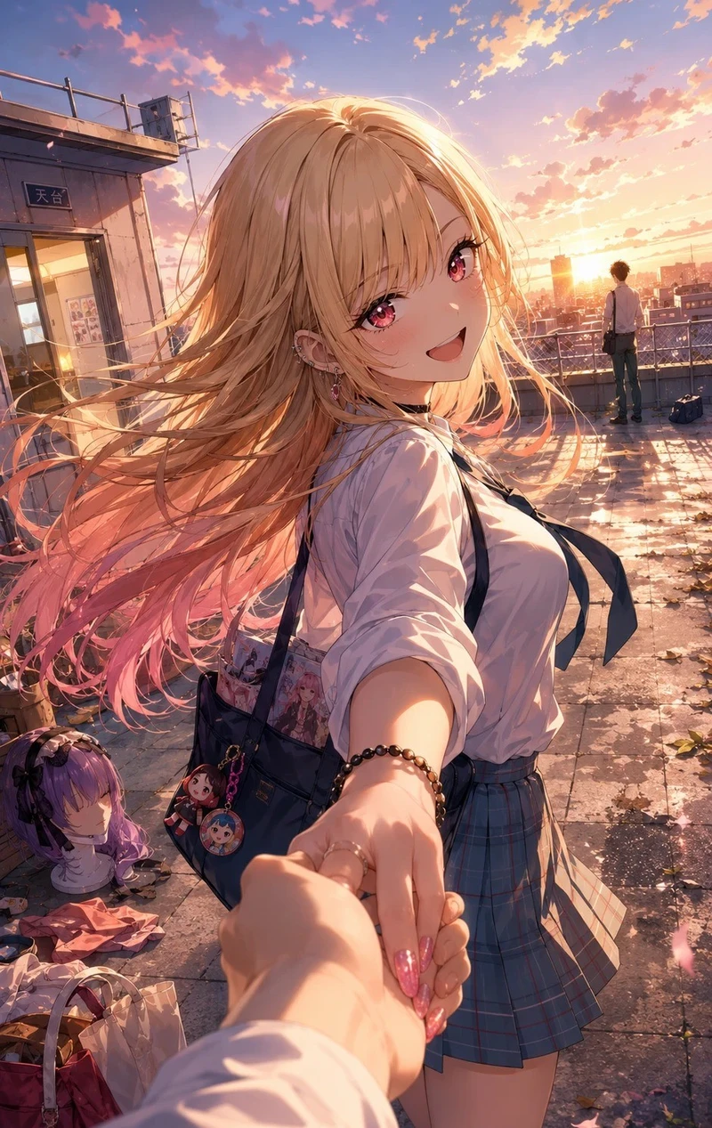 ảnh nắm tay anime cực đẹp