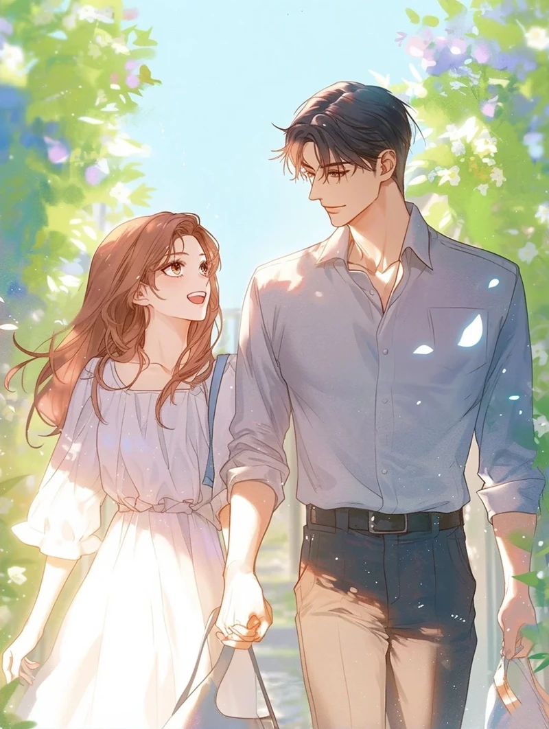 ảnh nắm tay anime dành cho cặp đôi