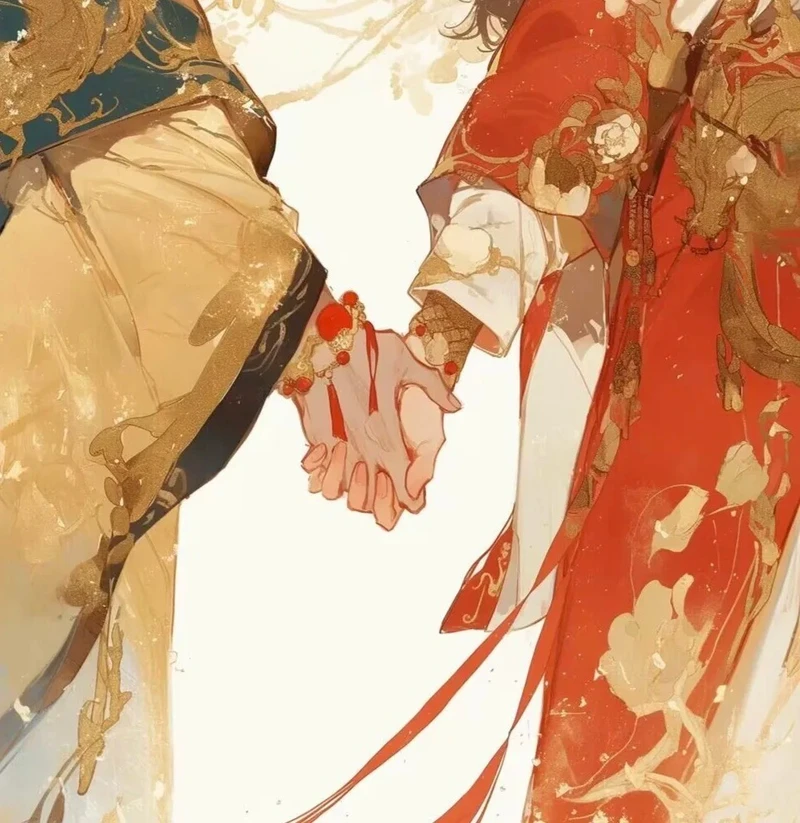 ảnh nắm tay anime đẹp lãng mạn