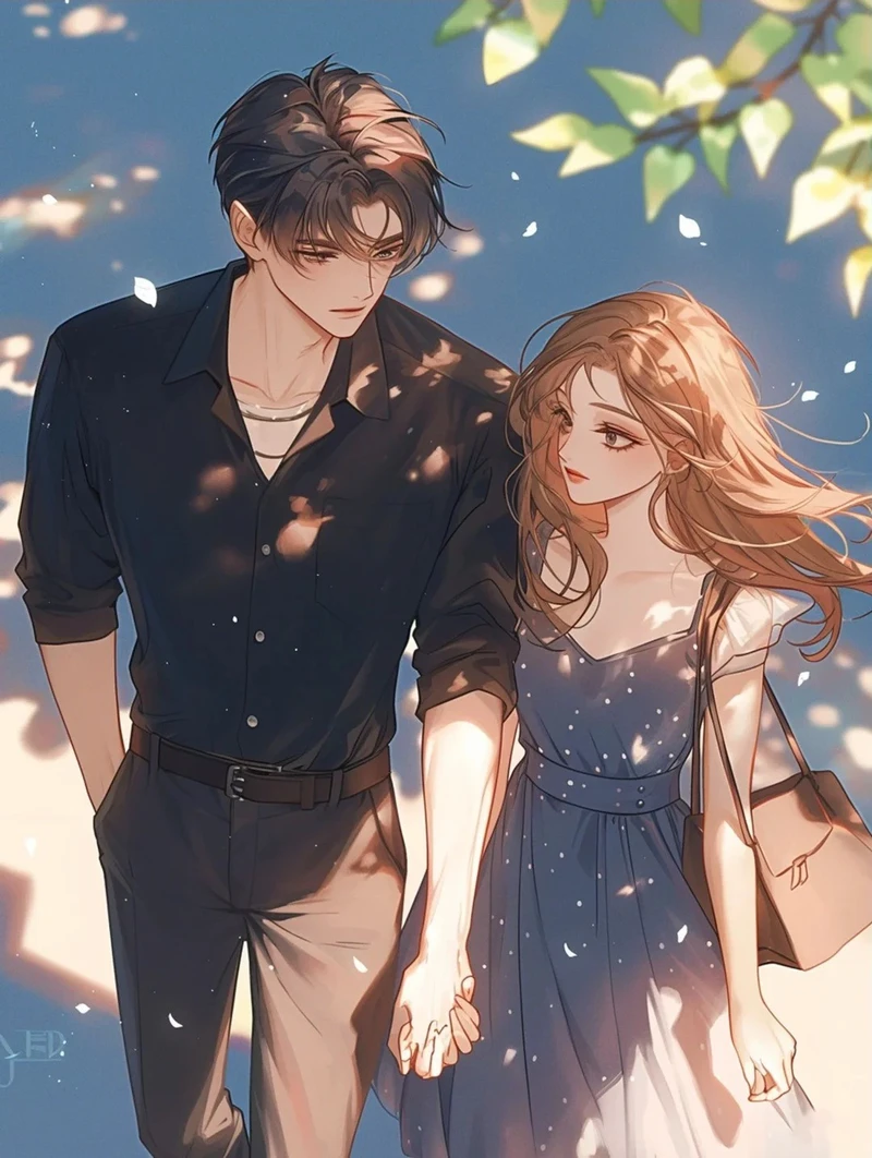 ảnh nắm tay anime giữa hai người