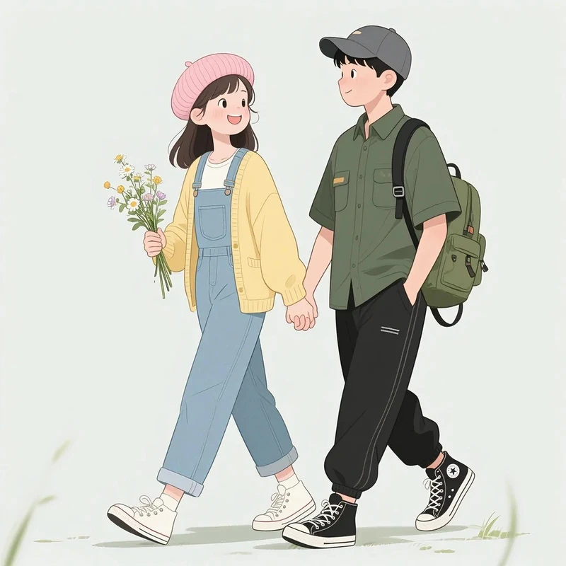ảnh nắm tay anime màu sắc đẹp