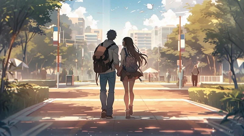 ảnh nắm tay anime ngọt ngào nhất