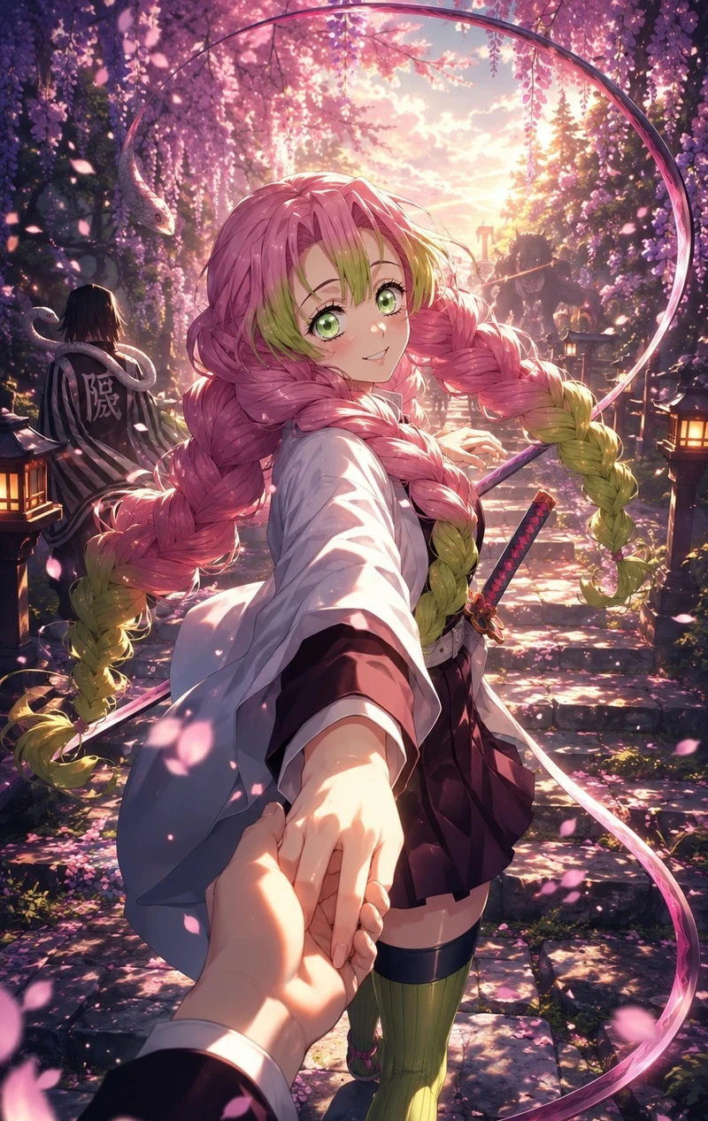 ảnh nắm tay anime nhẹ nhàng