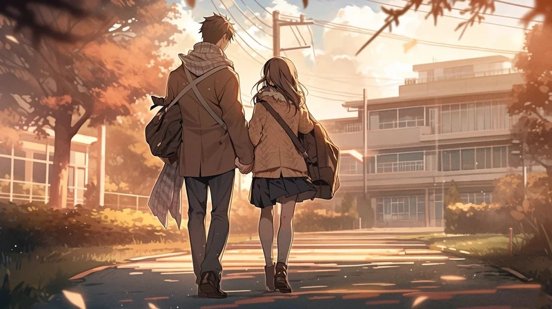 anime ảnh nắm tay đáng yêu