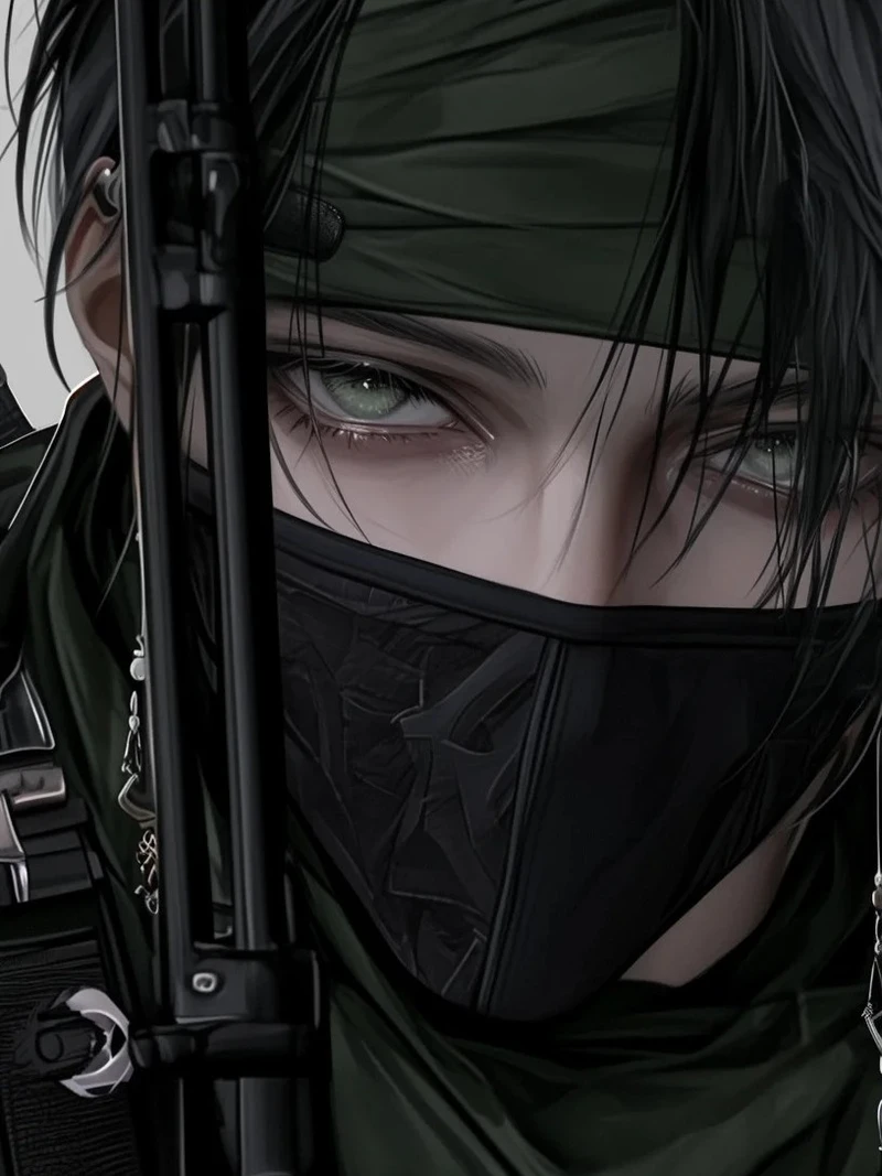 avatar ảnh anime che mặt nữ