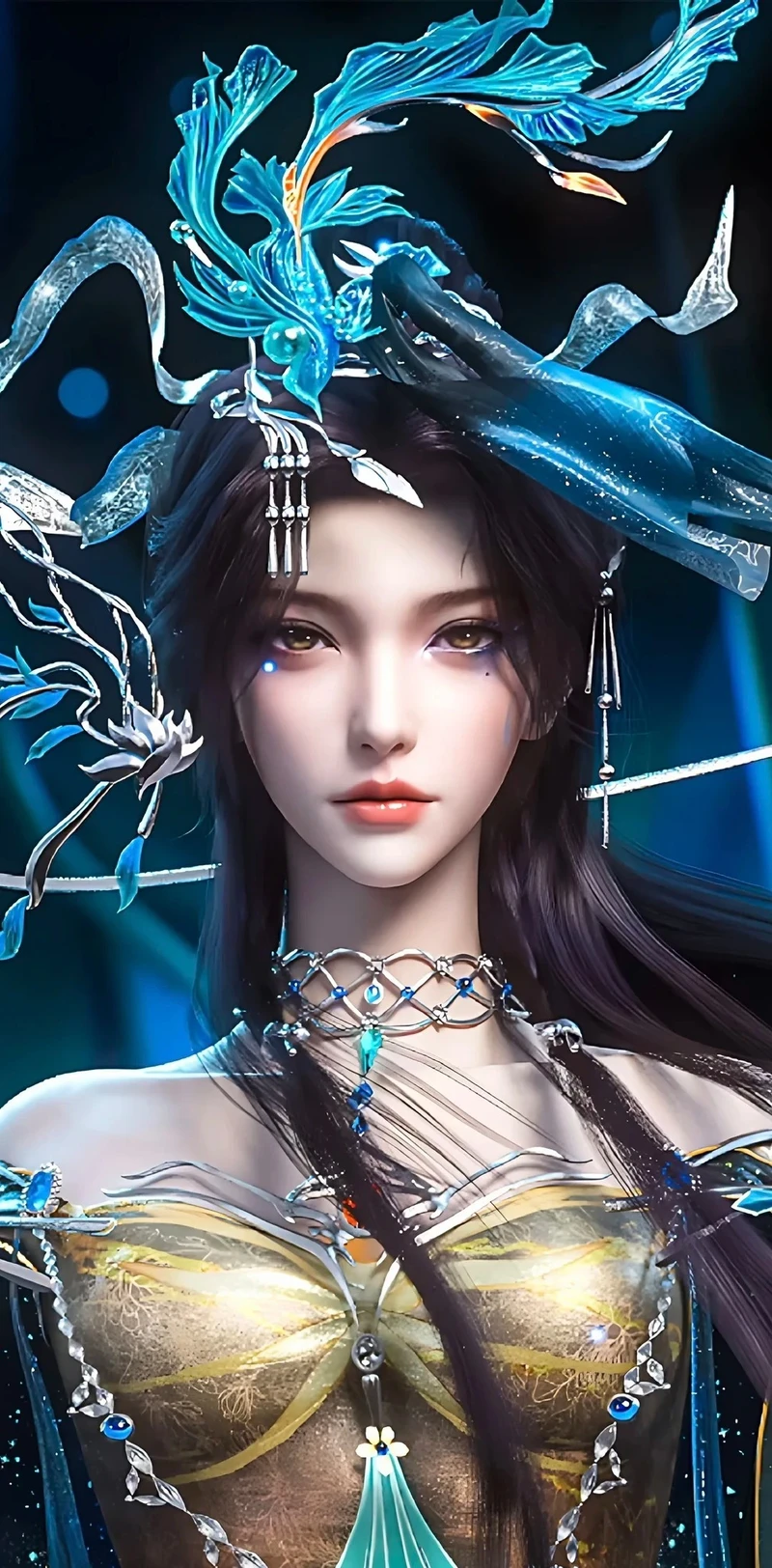 hình nền ảnh Vân Vọng Thư phong cách anime cực đẹp