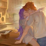 hôn nhau ảnh anime full hd