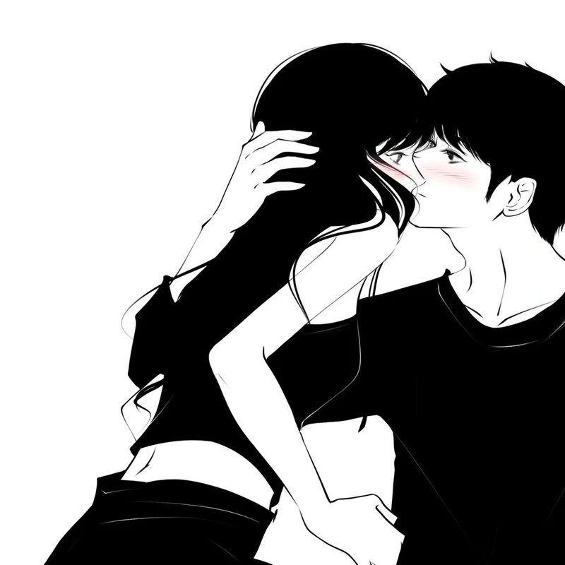 hôn nhau anime ảnh đẹp chất lượng cao
