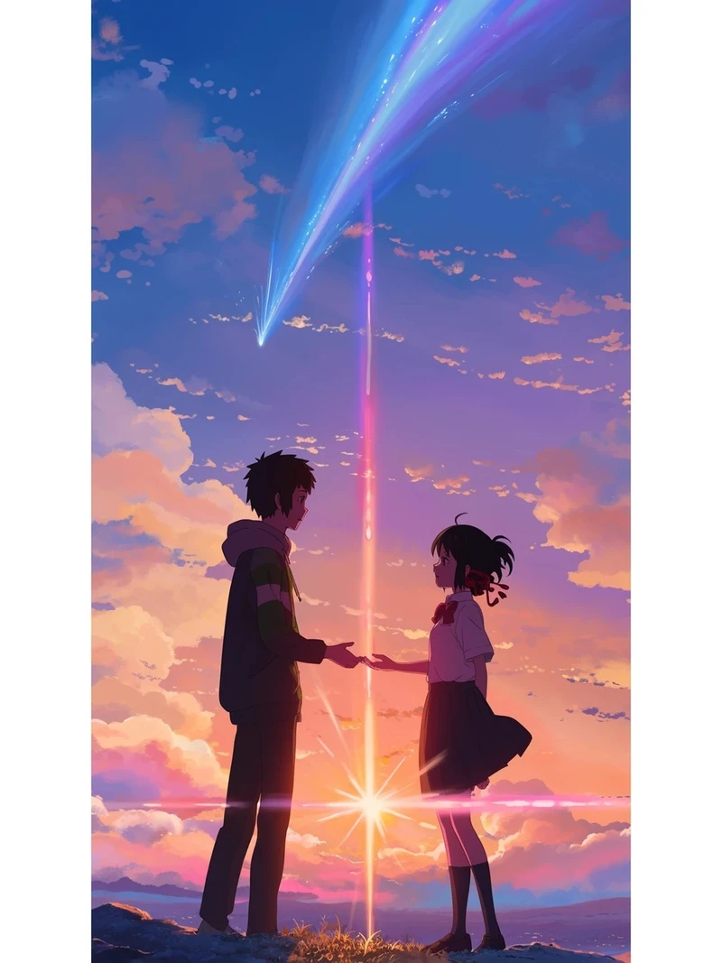 nắm tay ảnh anime đẹp mắt