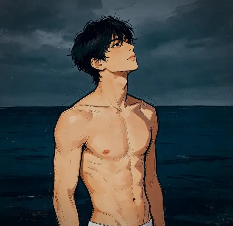 6 múi anime nam ảnh đẹp