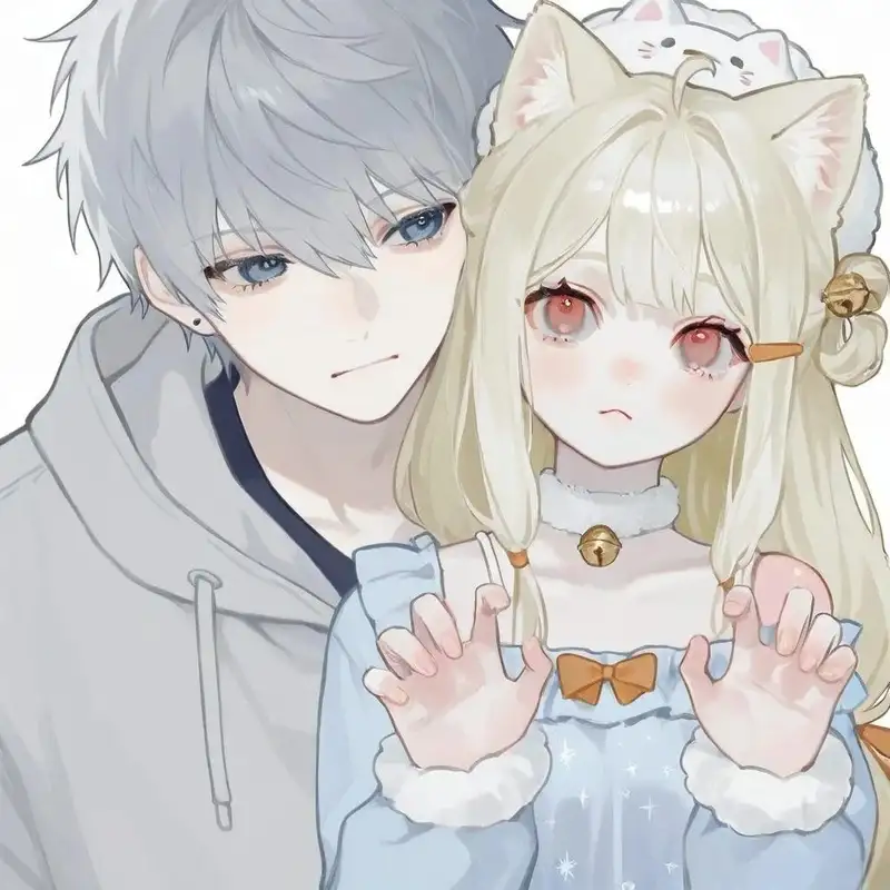 ảnh anime cặp đôi chibi siêu đáng yêu