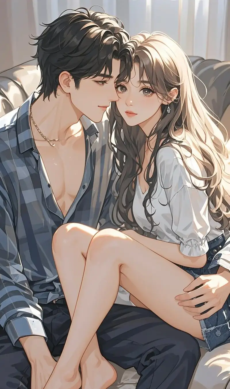 ảnh anime cặp đôi cùng ngắm bầu trời đêm