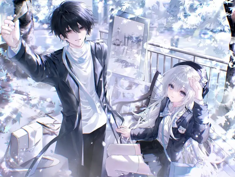 ảnh anime cặp đôi làm hình nền siêu đẹp