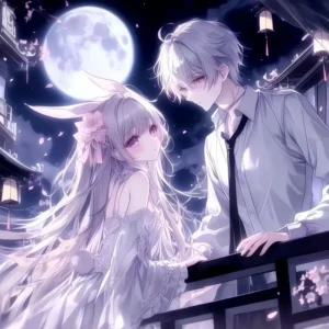 ảnh anime cặp đôi mang phong cách fantasy