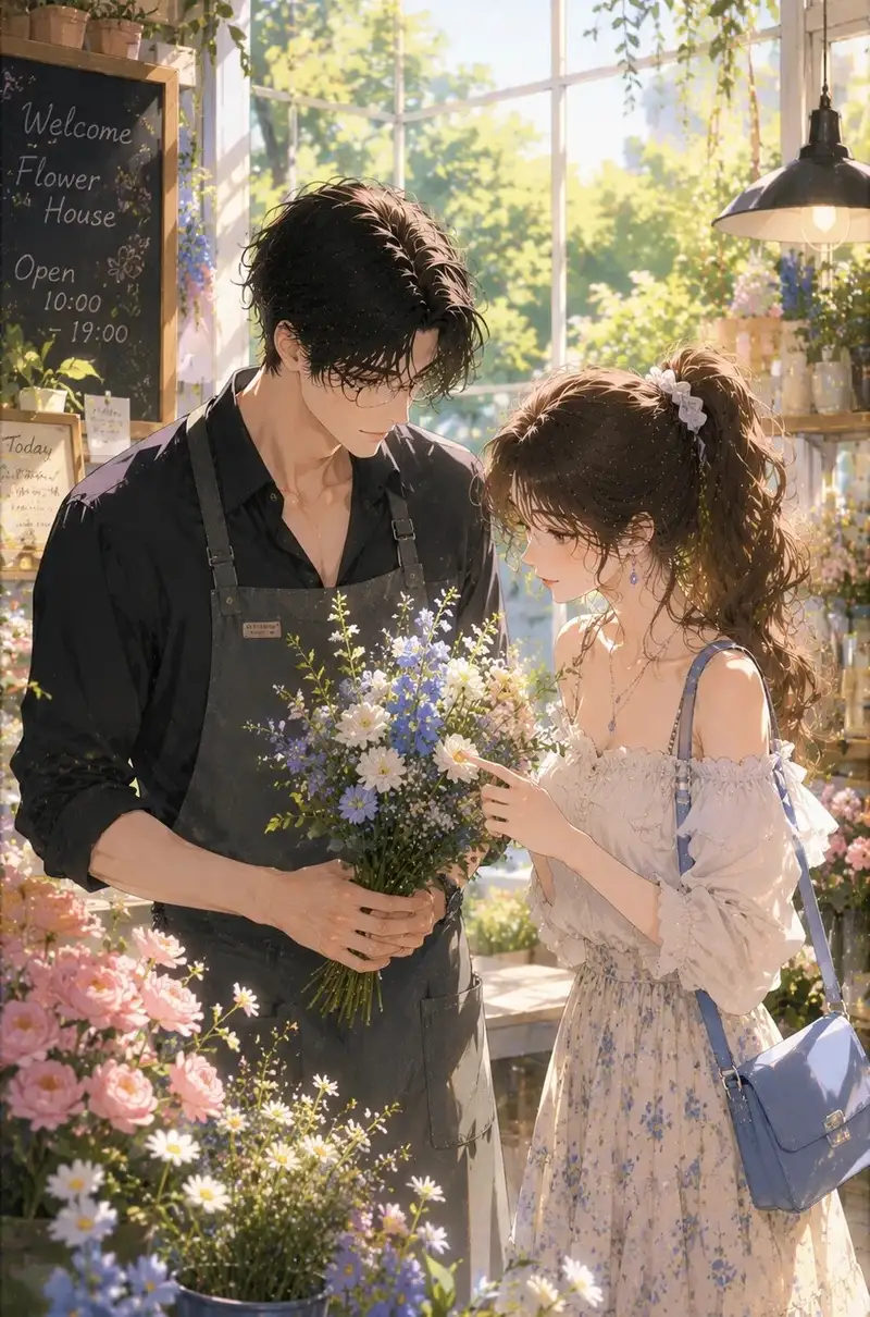 ảnh anime cặp đôi ngồi cạnh cửa sổ đầy cảm xúc
