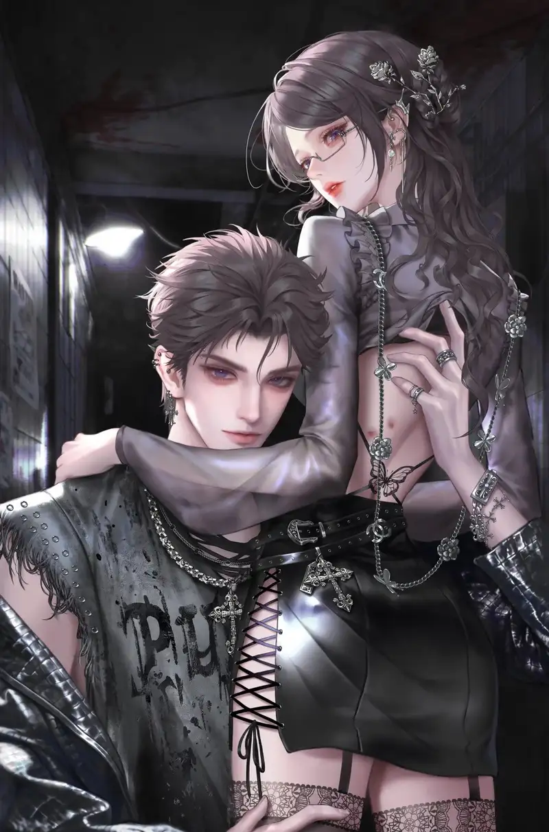 ảnh anime cặp đôi phong cách thanh xuân vườn trường