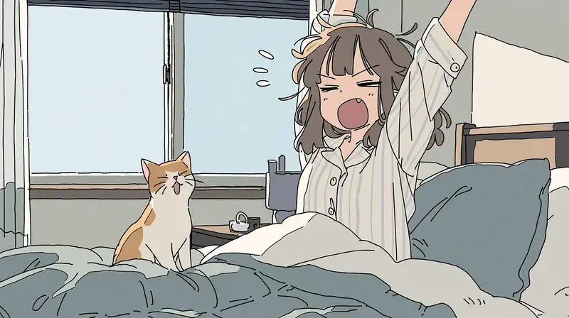 ảnh anime chill cùng cảnh hoàng hôn dịu nhẹ