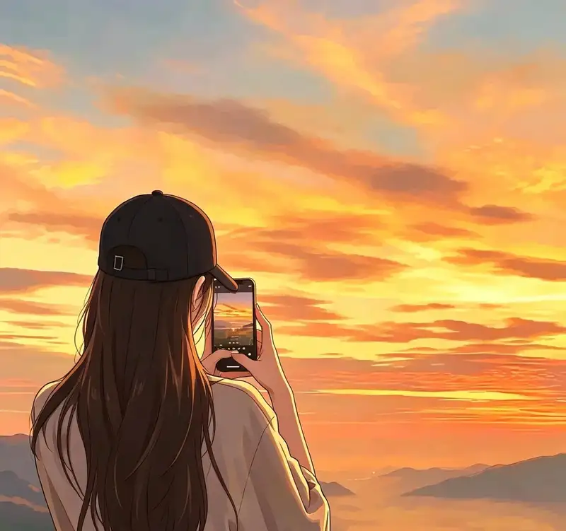 ảnh anime chill mang màu sắc chữa lành