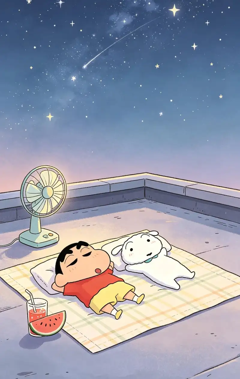 ảnh anime chill với phong cảnh khiến lòng dịu lại