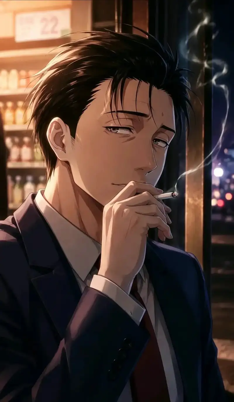 ảnh anime hút thuốc đầy tâm trạng và cảm xúc