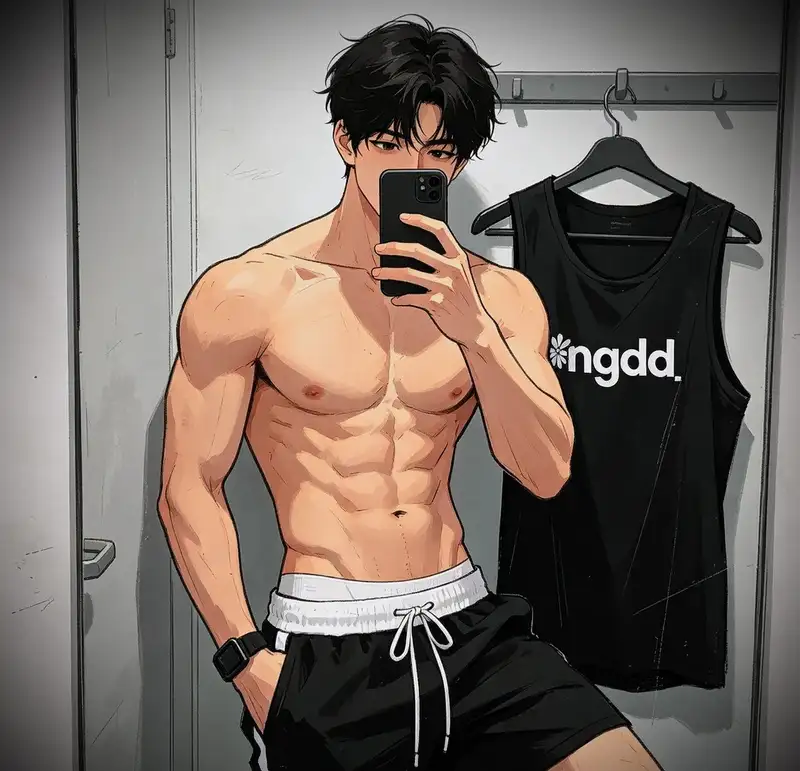 ảnh anime nam 6 múi chất ngầu