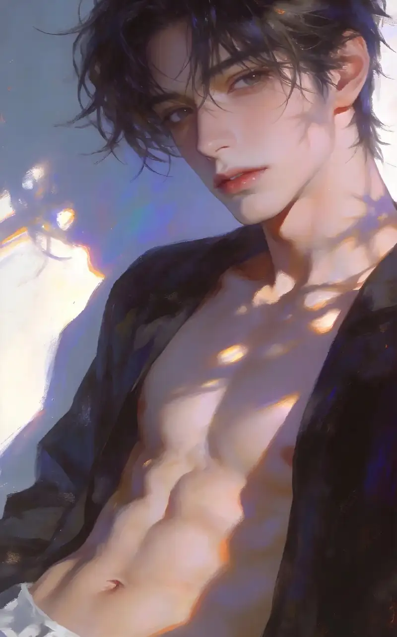 ảnh anime nam 6 múi làm hình nền