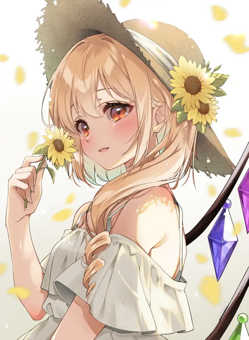 ảnh hoa hướng dương anime cực đẹp