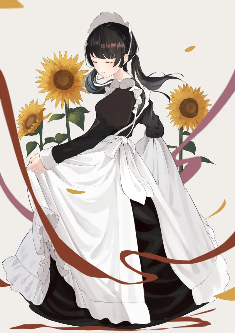 anime ảnh hoa hướng dương chất lượng cao