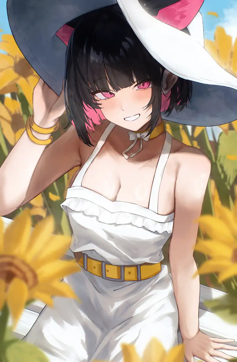 anime ảnh hoa hướng dương