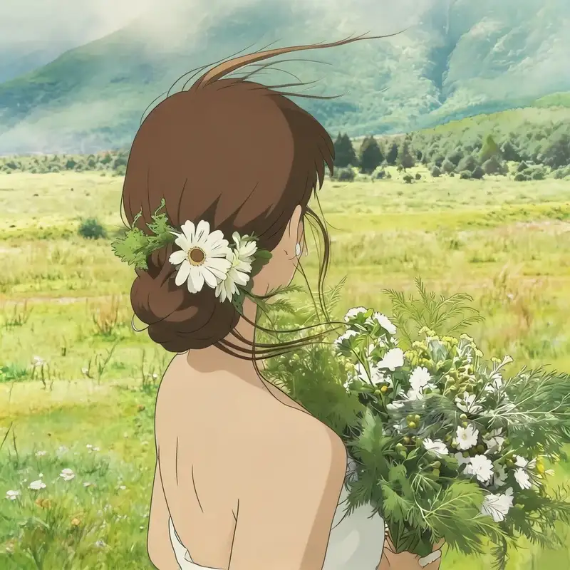 anime chill ảnh đẹp giữa khung cảnh yên bình