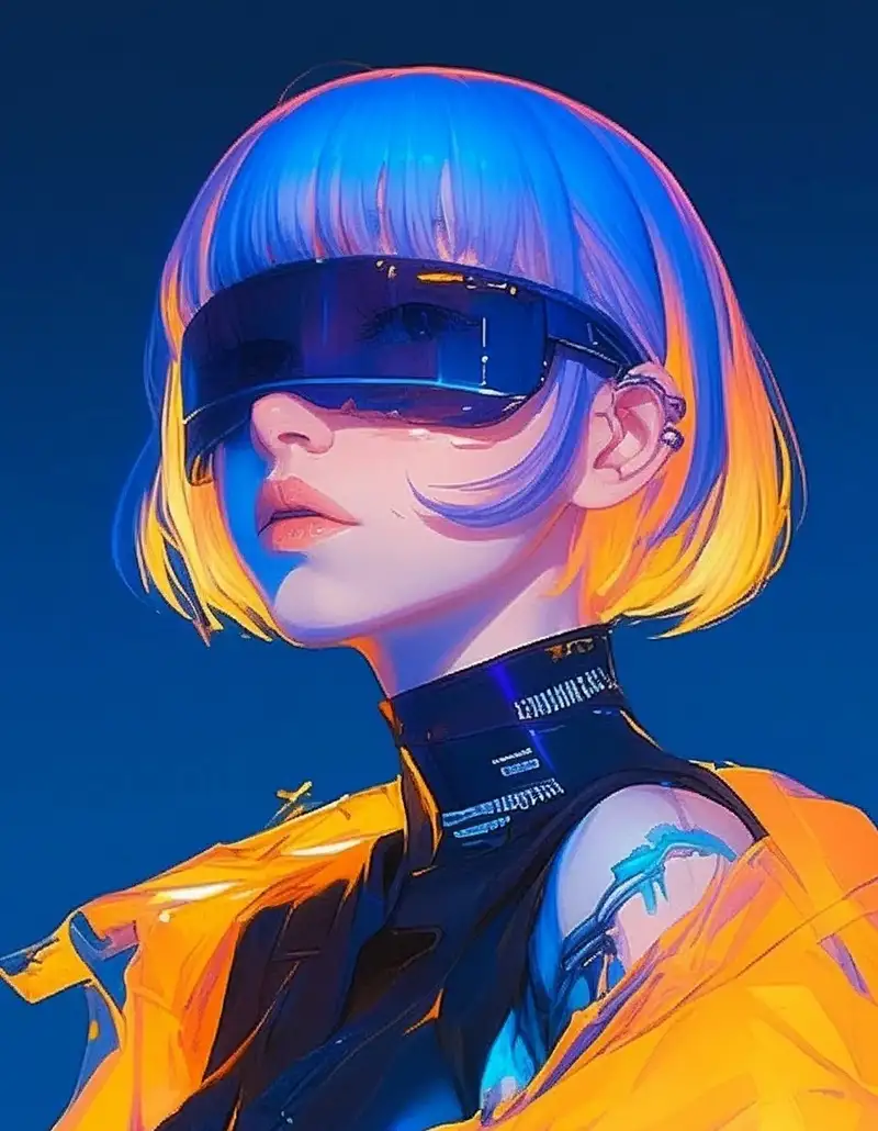 anime girl cá tính lạnh lùng nổi bật