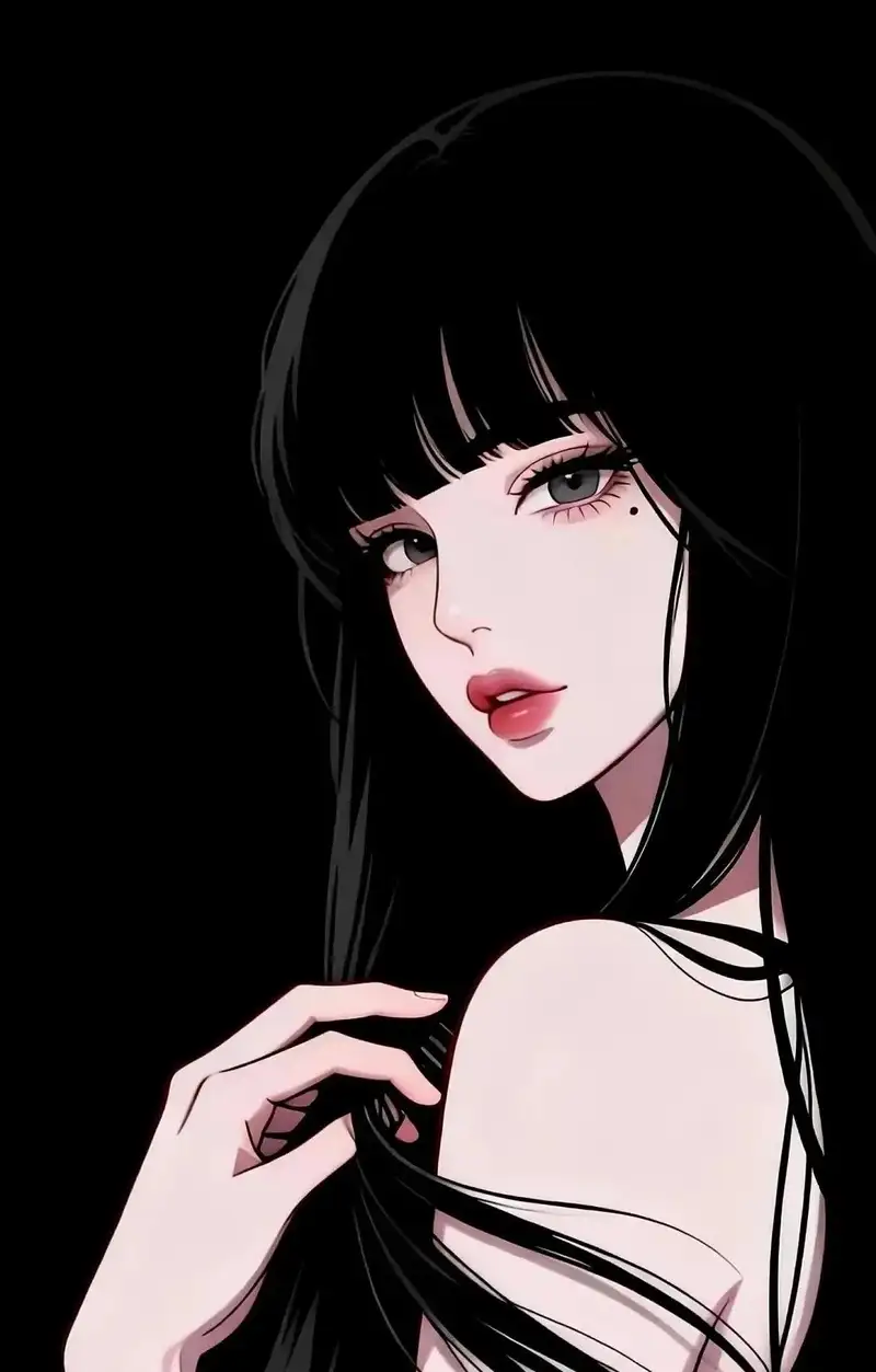 anime girl cá tính lạnh lùng phong cách riêng