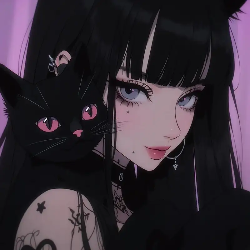 anime girl lạnh lùng cá tính làm avatar