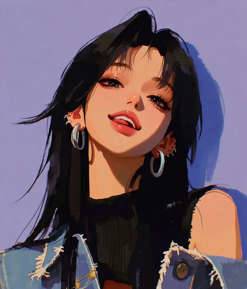 anime girl lạnh lùng cá tính phong cách anime