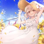 hình ảnh hoa hướng dương anime nghệ thuật
