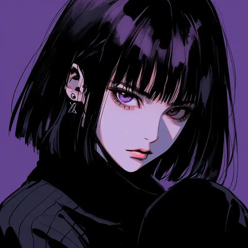 tạo hình anime girl lạnh lùng cá tính