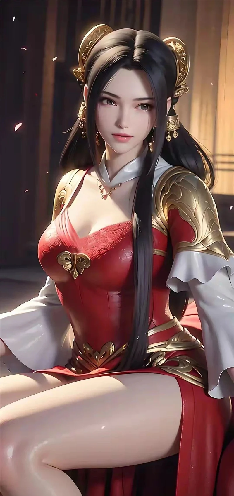 Ảnh Tần Di Ninh sexy trong bộ trang phục đẹp mắt